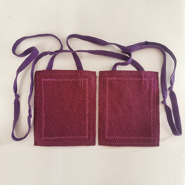 Purple Scapulars of Blessing and Protection 221117