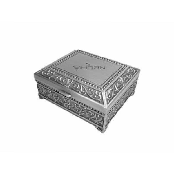 Metal beautiful square jewelry box #250708